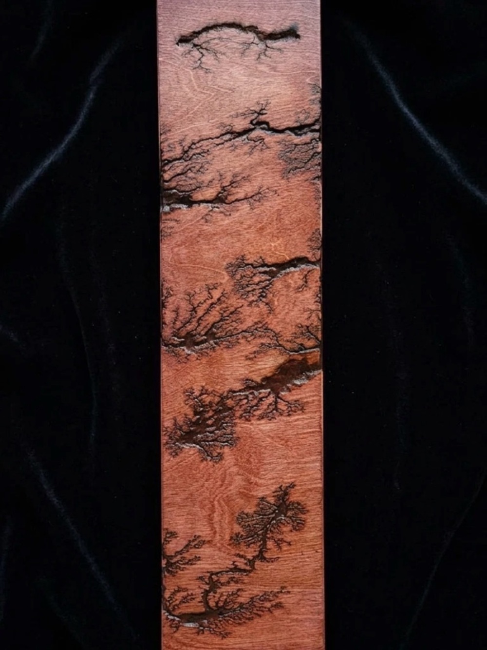 Fractal Burnt Wood Wall Art | Lichtenberg Live Edge Decor